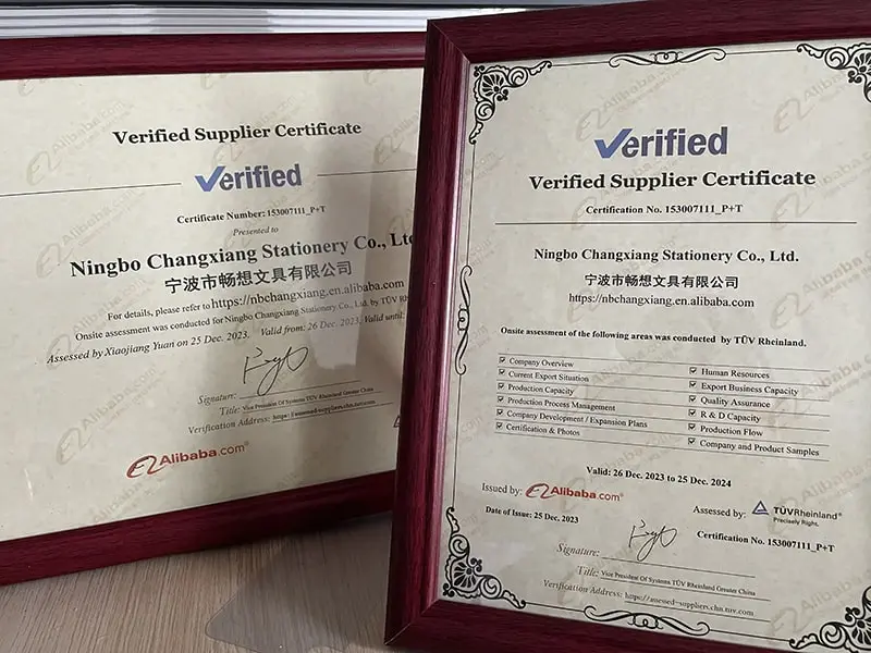 Changxiang získal certifikát Jinpin Chengqi