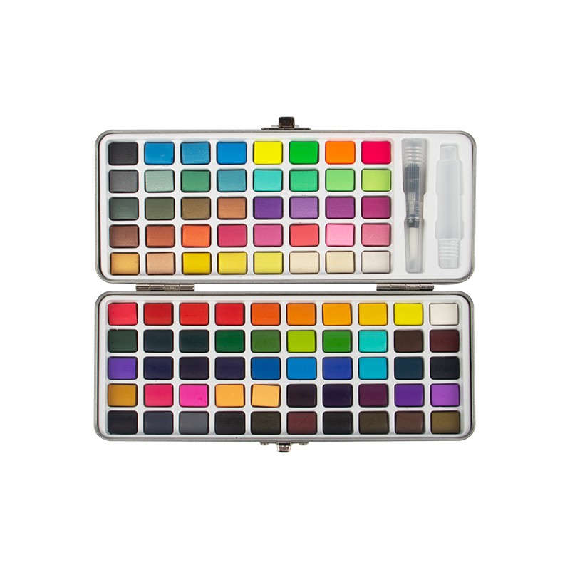 90 Colors Watercolor Paint Set na May Gift Box