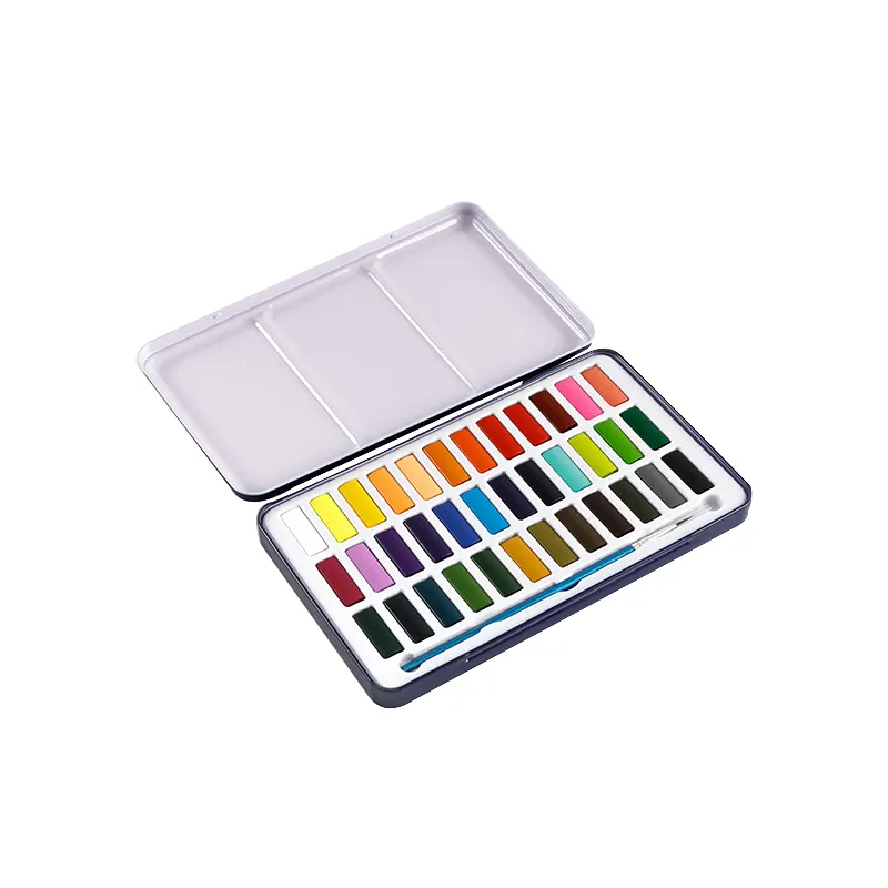 Ensemble de peinture aquarelle haut de gamme avec pinceau