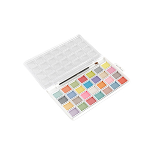 Металлический набор акварельных красок Набор из 28 красок