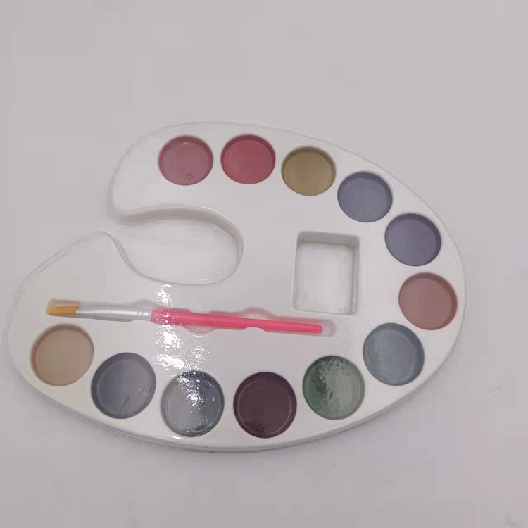 12 Colors Watercolor Paint Set