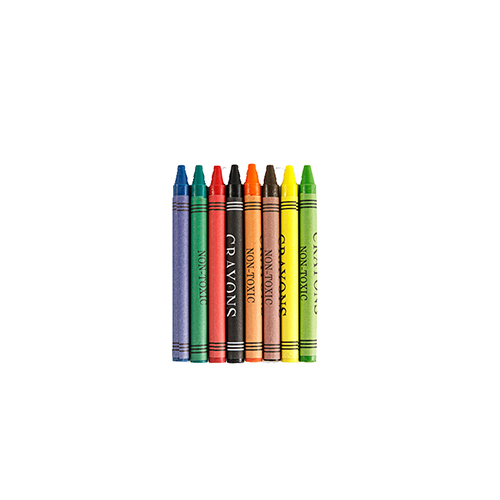Crayón de cera premium no tóxico de forma redonda