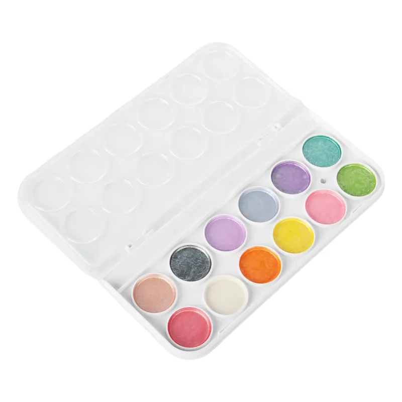 Aquarellfarben-Metallic-Set, 12 Farben