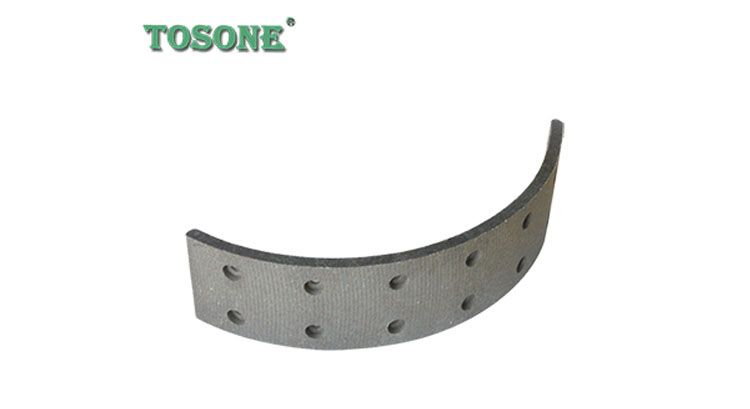 What does it mean to replace the brake lining and continue driving?