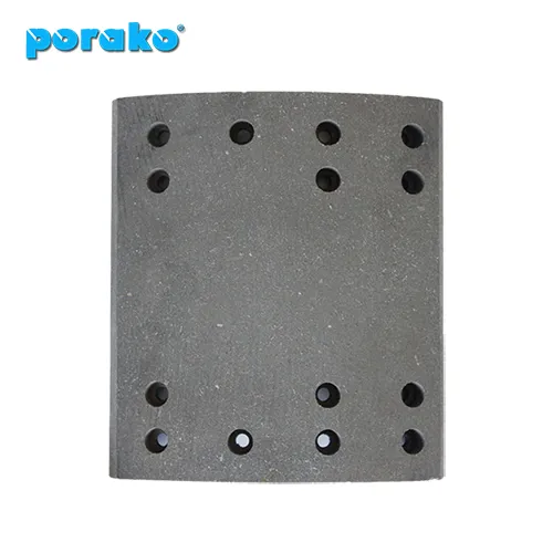 Nonasbestos Metal Ceramic Brake Lining 8'' China for Sino Truck Sinotruck