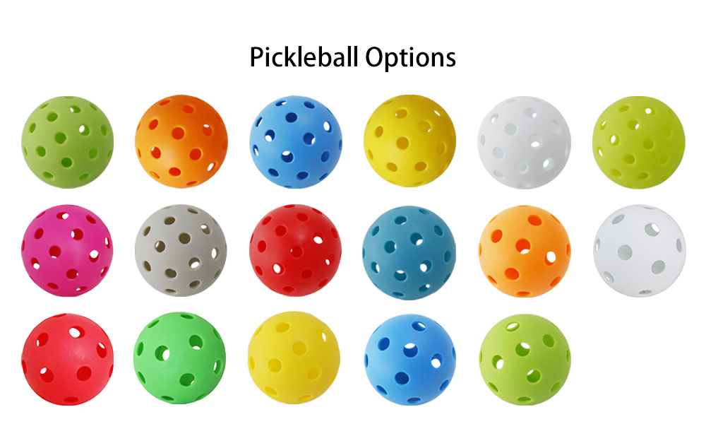 Are there different types of pickleball balls and how do they affect the game?