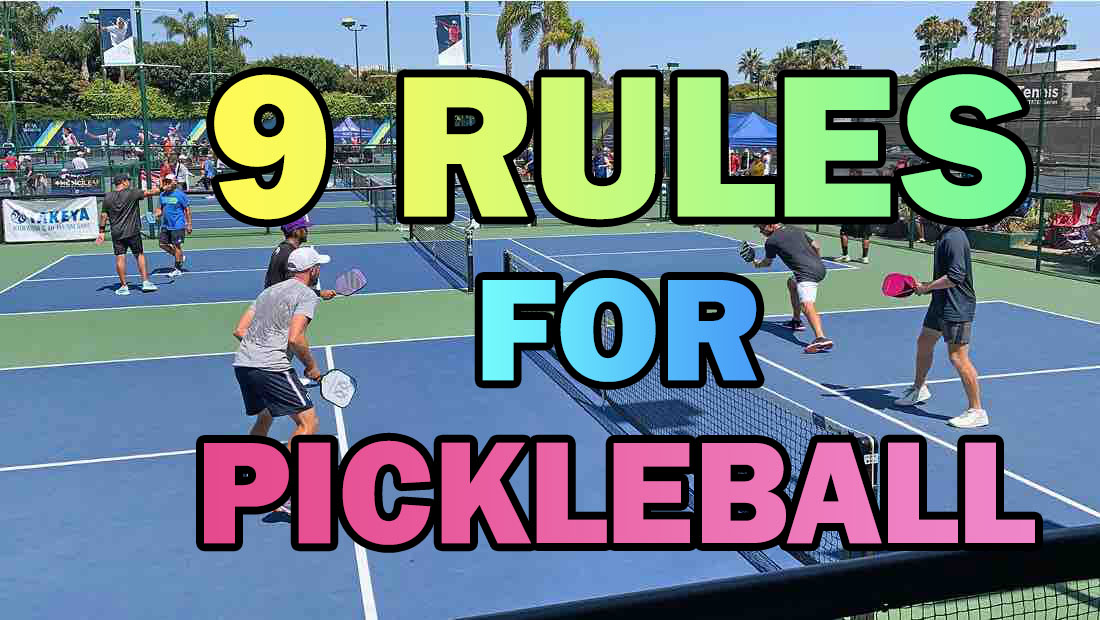 9 einfache Pickleball-Regeln für Anfänger