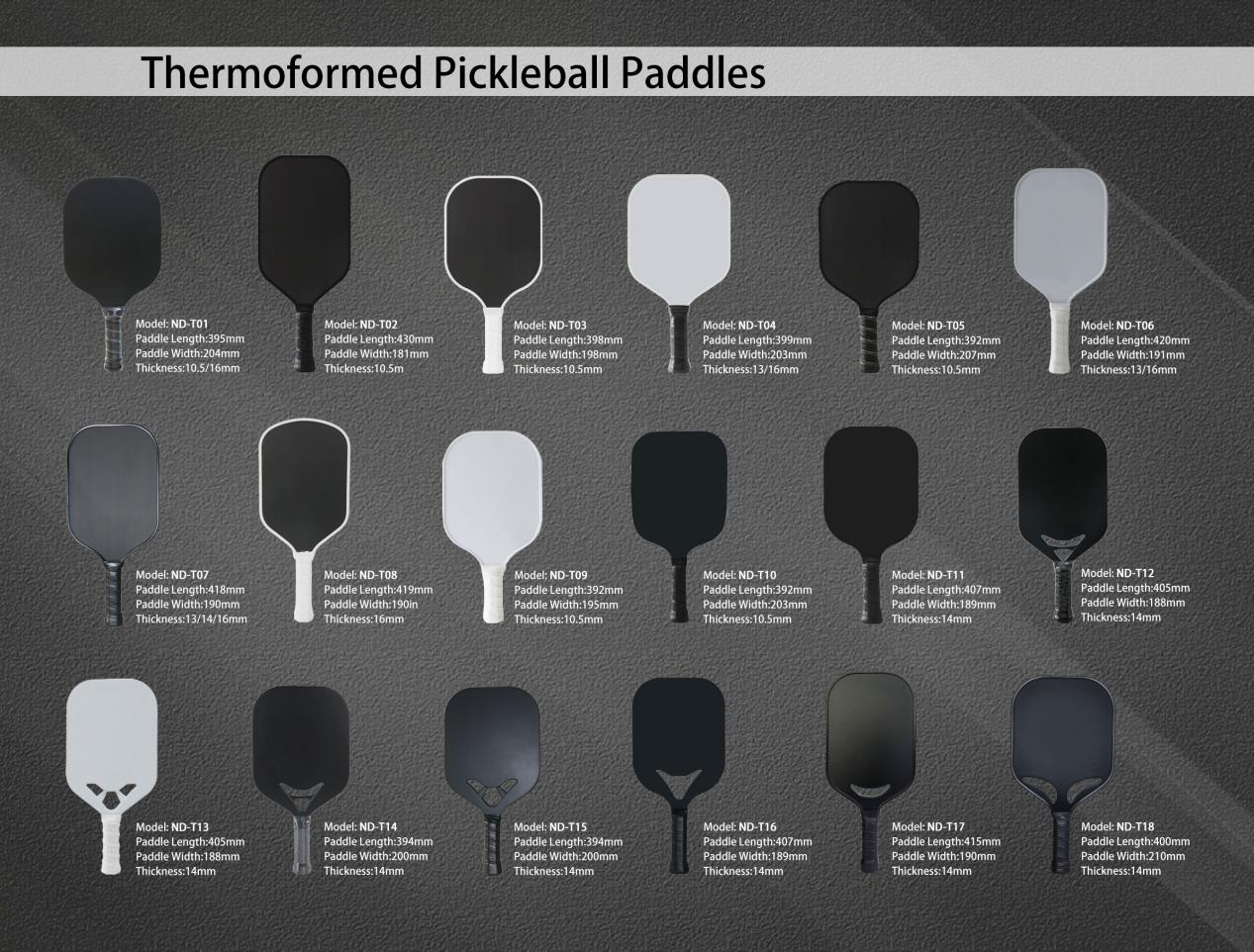 Advantages of the thermoformed pickleball paddle