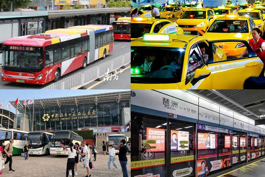Rivelata la guida ai trasporti della Fiera di Canton: metropolitana, autobus, taxi: molteplici scelte per spostarsi!