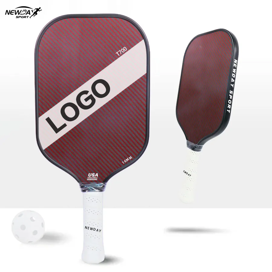 Köpük 16mm Dupont Kırmızı Kevlar Pickleball Raketi