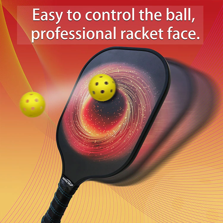 ကြီးမားသောအစက်ပါရှိသော Graphite Pickleball Paddle Racket