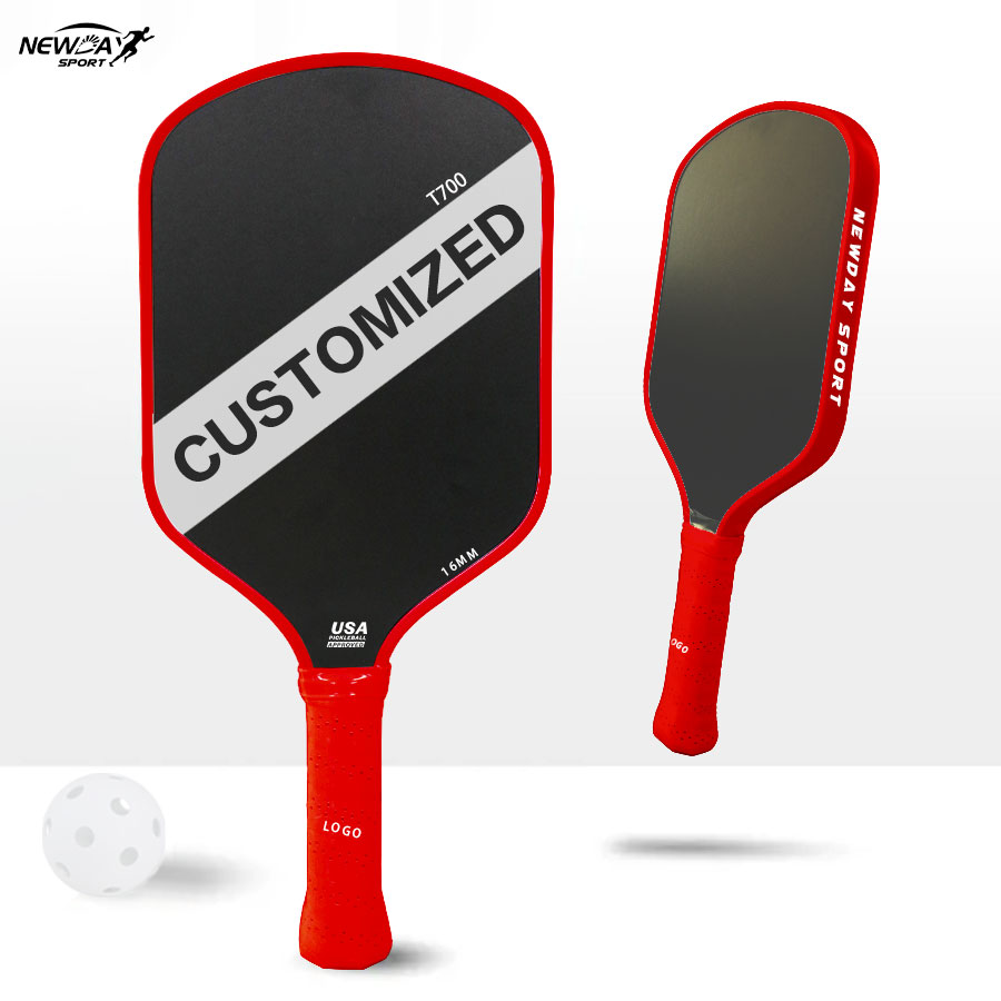 ND-C36 Raw Carbon Fiber Soomth Surface Pickleball Paddle