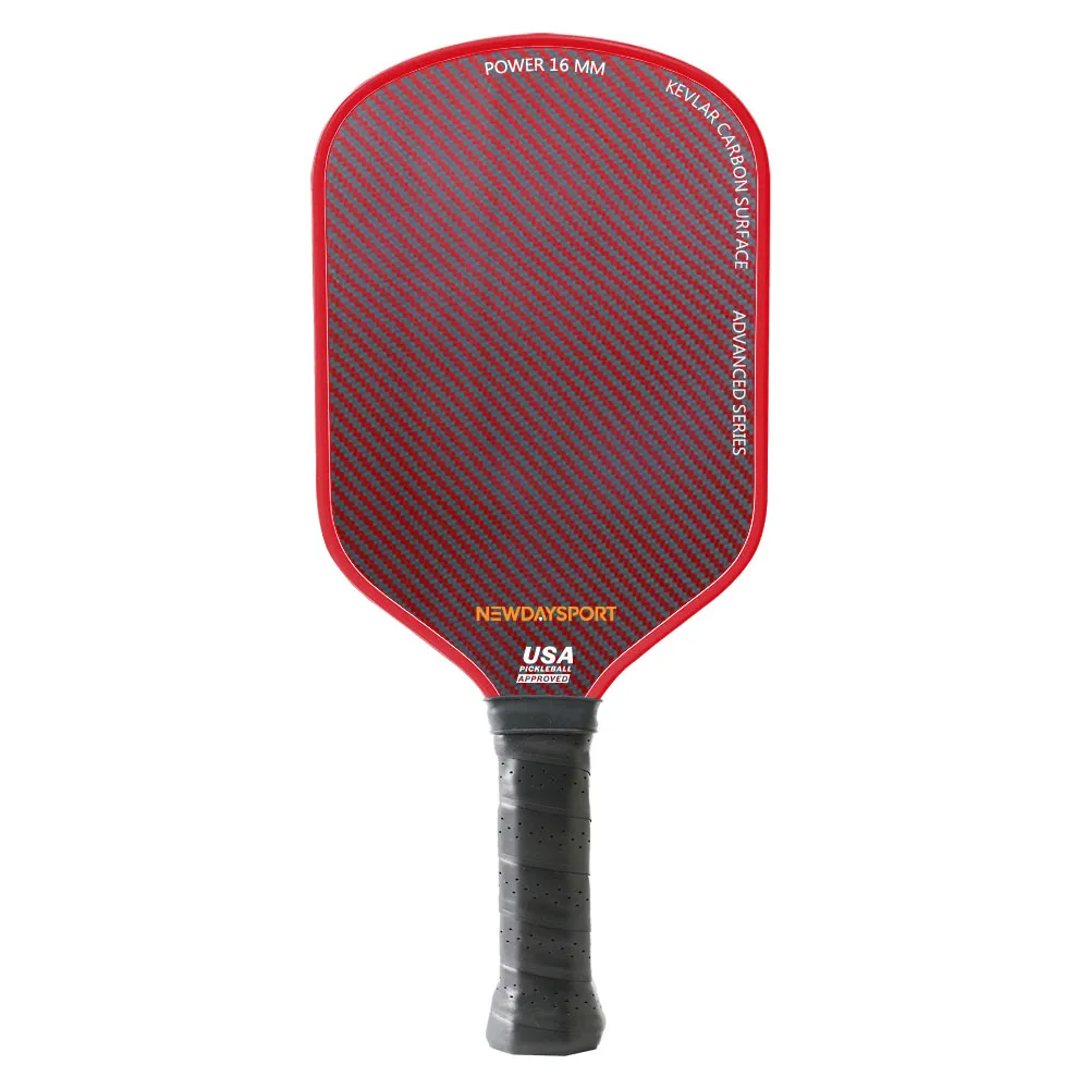 Wiosło Newday Red Kevlar 16 mm termoformowane do pickleballa