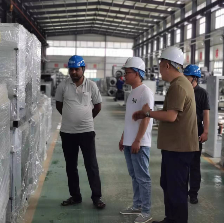 India klient külastab Shuangxini tehast