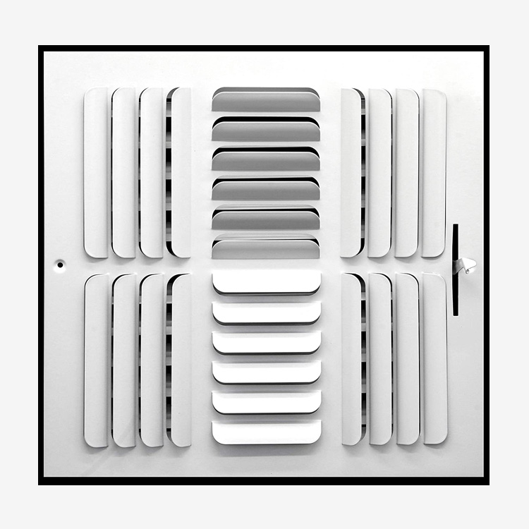 4-Way Curved Blade Vent