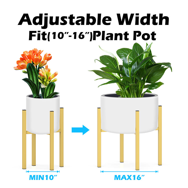 FS1016 Verstellbarer Pflanzenständer aus Metall - 3