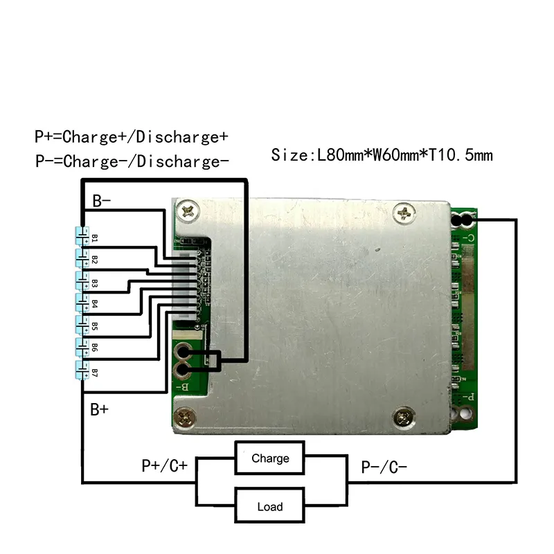 10S 35A 37V Lithium ion Battery Protection Board For elektrisk verktøy