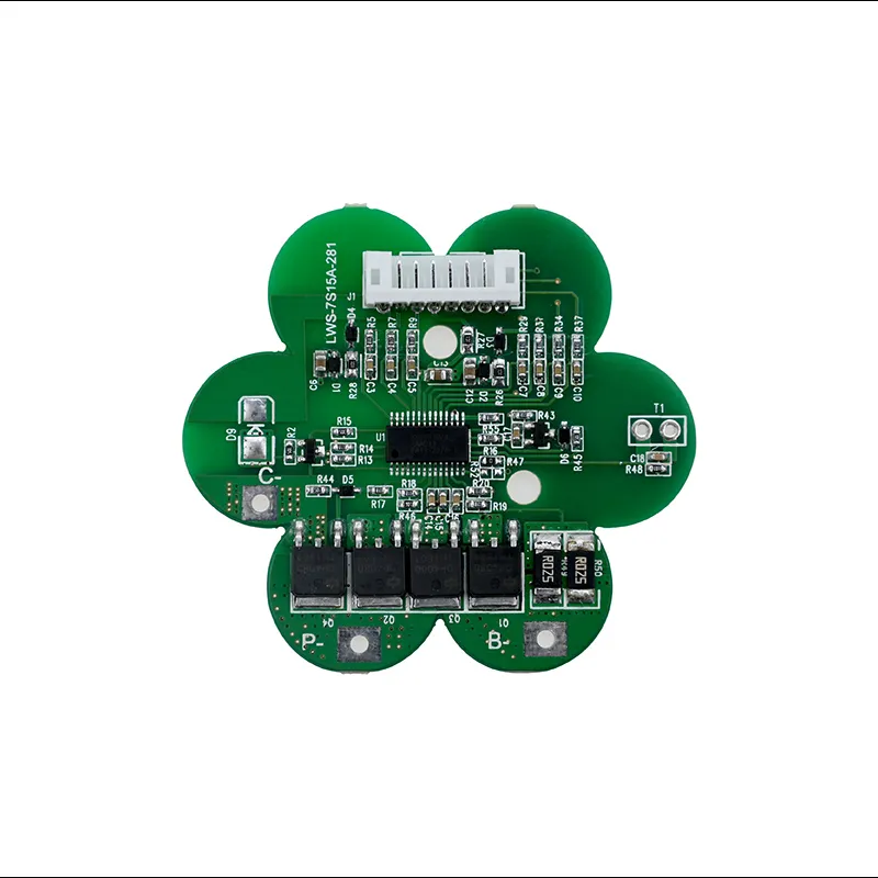 7S 8S 15A Lithium ion Battery Protection Board For Battery Pack BMS