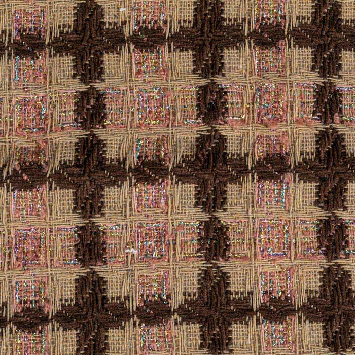 カラフルな糸のファンシーファブリックとシャネルスタイルのファブリック 1108
