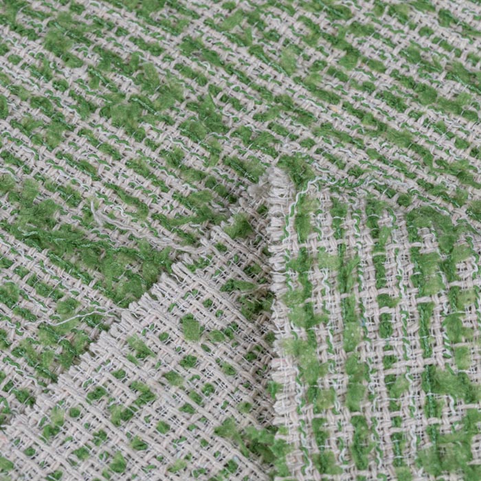 Барвиста пряжа, вовняна модна тканина та тканина в стилі Шанель 1126