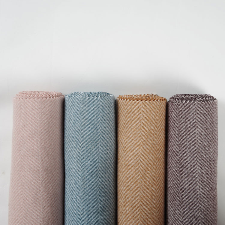 Herringbone Middle Wool Fabric Fabric - 3 