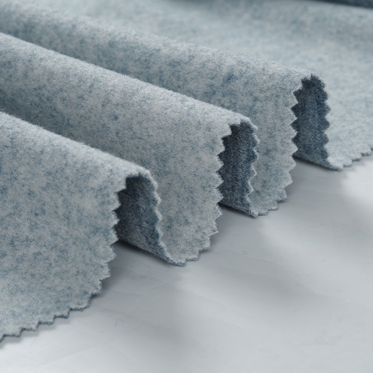 Tissu tricoté de vêtement en laine légère en rayonne de polyester - 1