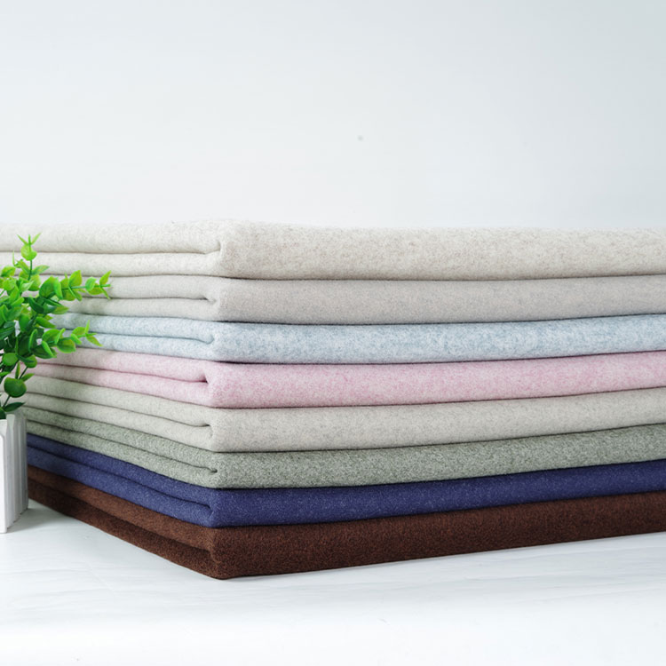 Tissu tricoté de vêtement en laine légère en rayonne de polyester - 4