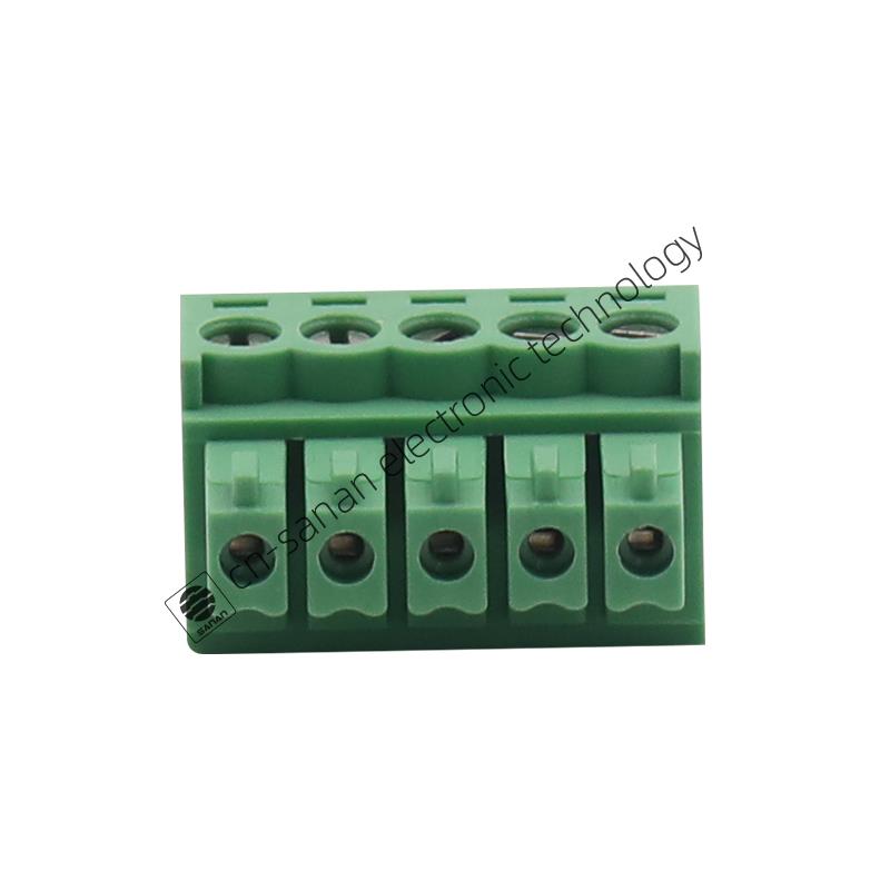 3,5 mm roheline PCB klemmiplokk
