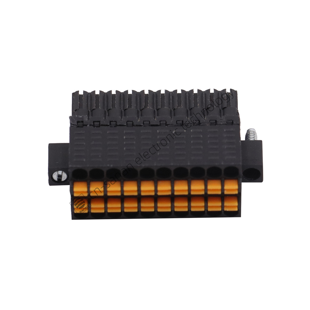 Spring Male Pluggable Terminal Block 3.5MM