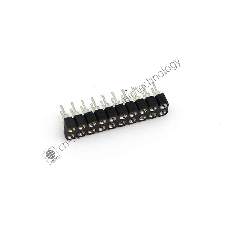 2.54mm Double Row Round Tin Pin Header