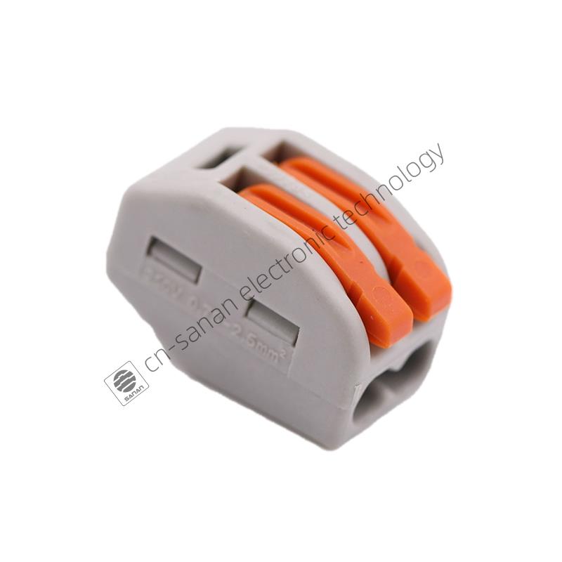 2 Poles Out Colorful Inline Electronic Fast Wire Connector