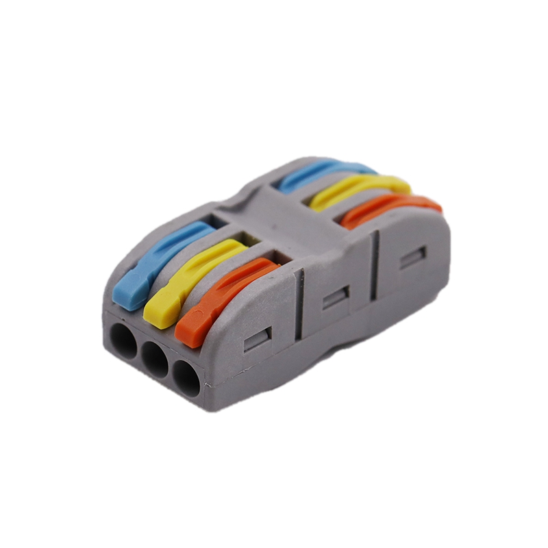 Connecteur de fil rapide électronique coloré 32A 3 en 3 sorties