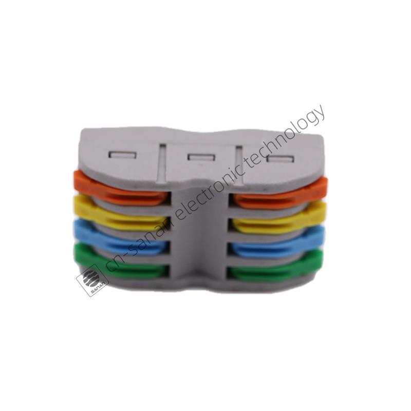 5 In 5 Out Colorful Inline Electronic Fast Wire Connector