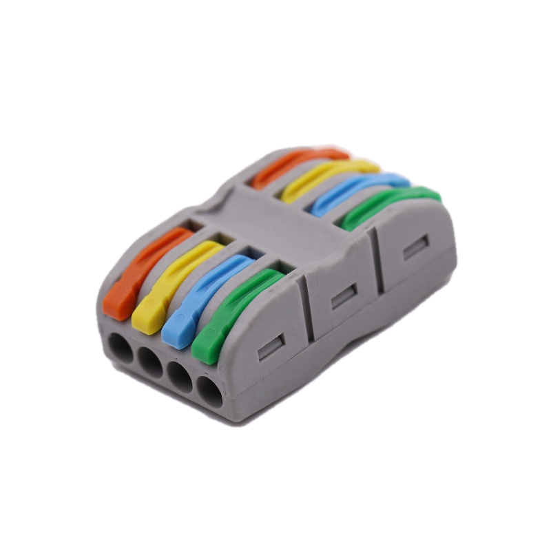 Connecteur de fil rapide électronique en ligne coloré 5 en 5 sorties