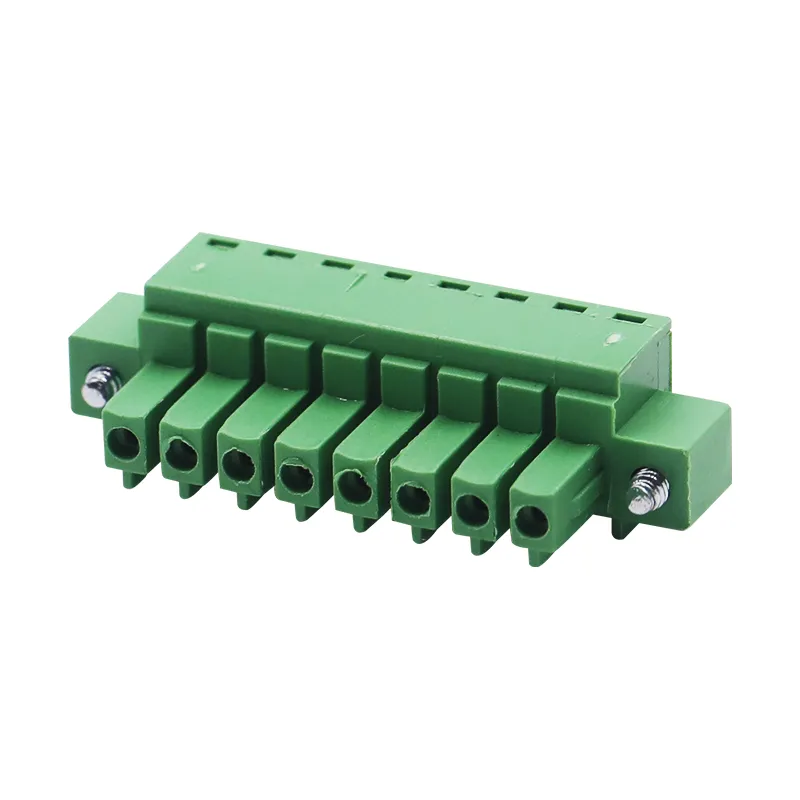 8P passo 3,5 mm bloco terminal plugável de 3,81 mm