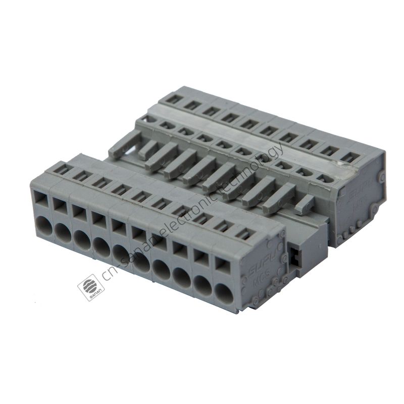 Pitch Straight Pluggable Terminal Block 5mm 5.08mm