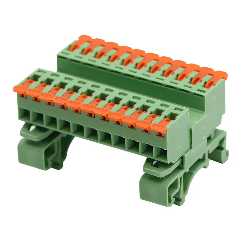 Din Rail Type Pluggable Terminal Block