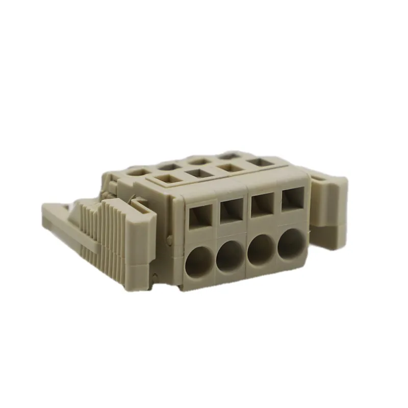 Electric Panel Mounted 5mm 4Pins Pluggable Terminal Block