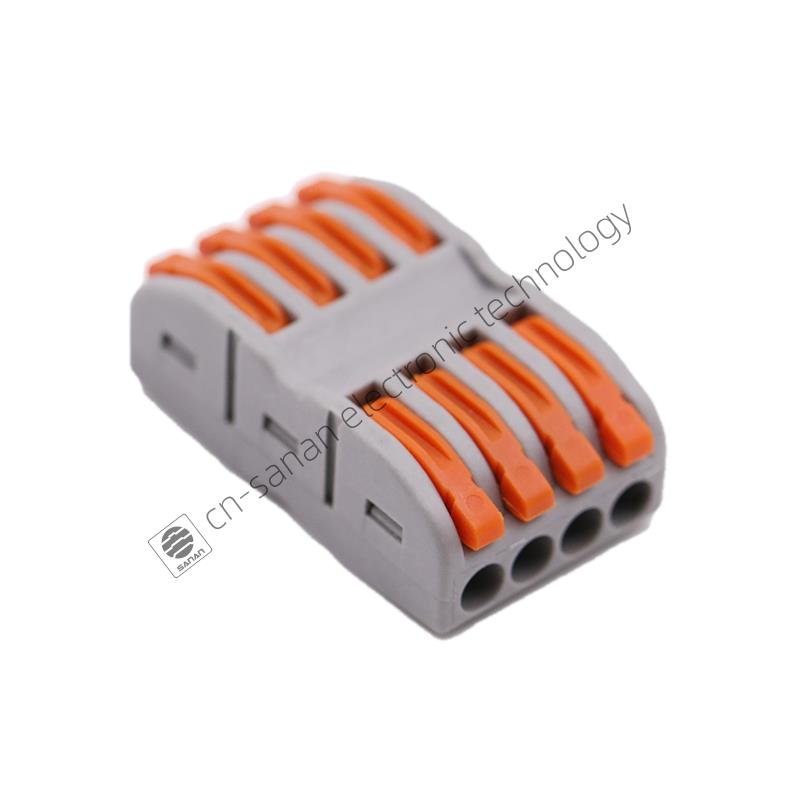 Electronic Fast Wire Connector 4 In 4 Out