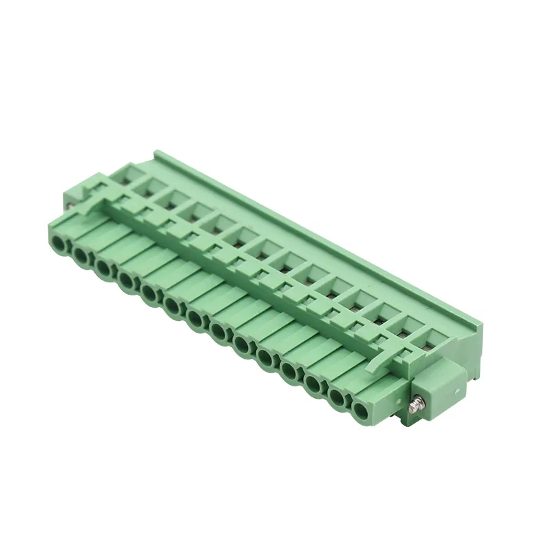 خواتین کا سبز 5.08MM PCB ٹرمینل بلاک