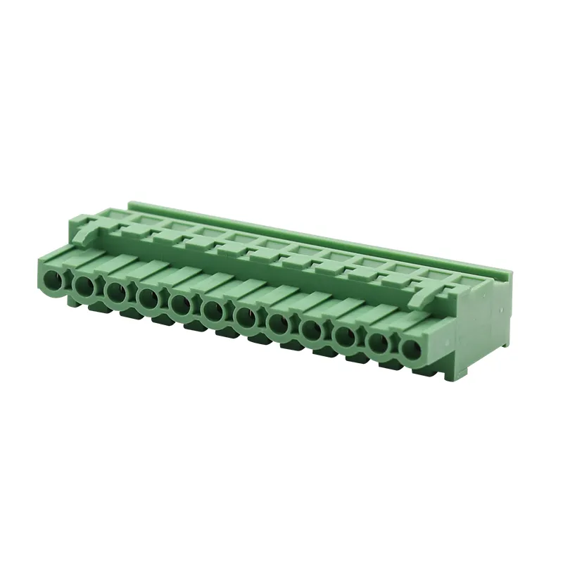 Feminam Green 5.08MM Terminal Clausus pro PCB