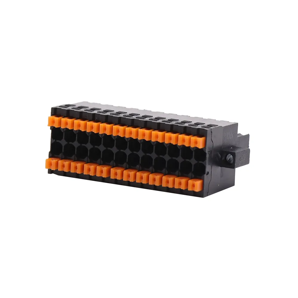 Spring Black Pluggable Terminal Block