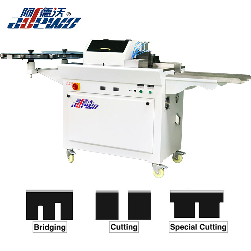 Máquina cortadora y plegadora automática de tableros troquelados para láminas corrugadas