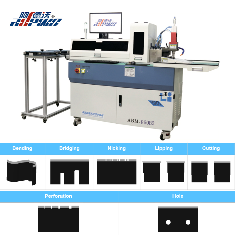 Aluminum Die Cutting Mould Auto Bender with Nicking