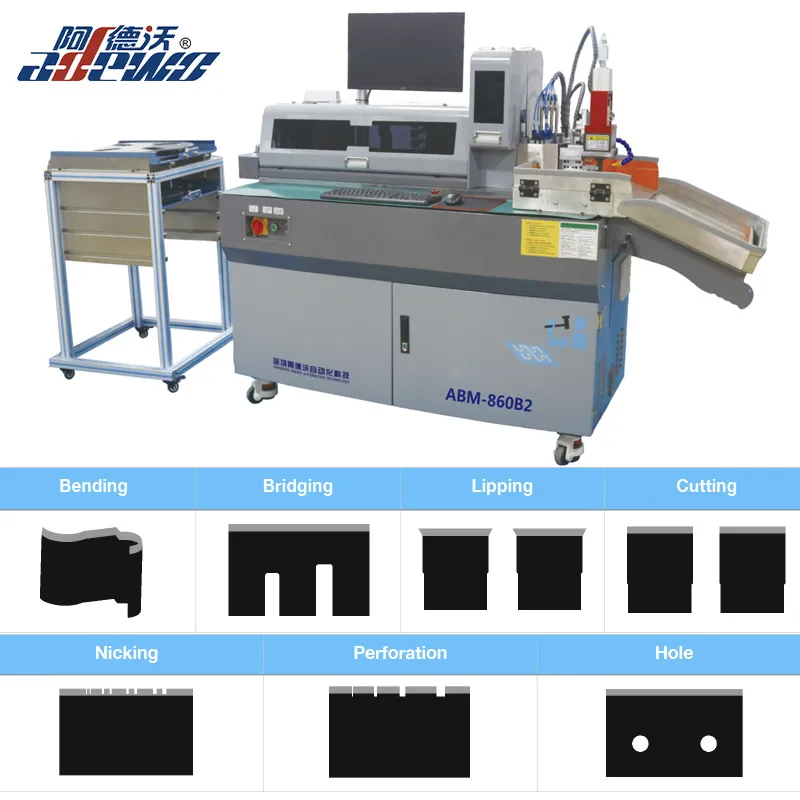 Machine à cintrer automatique de règle en acier de Bohlerstrip d'emballage de boursouflure