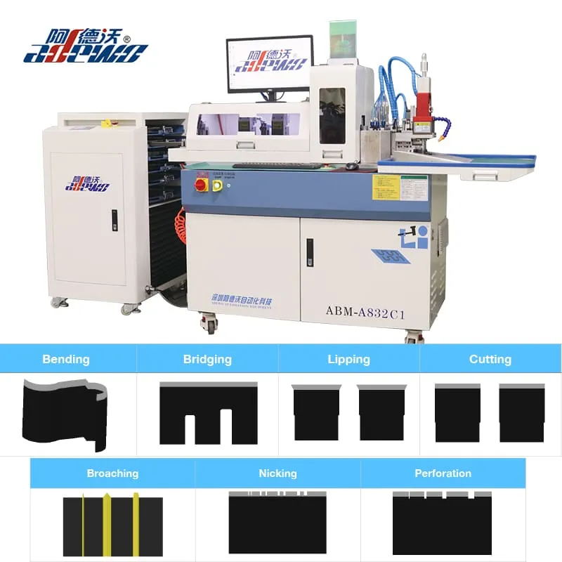 Multi-Functions Label Rule Auto Bending Machine