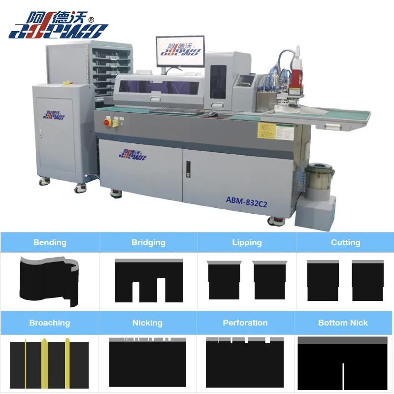 Funtzio anitzeko Steel Rule Auto Bender Machine