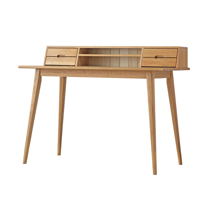 Pisalna miza iz hrastovega lesa-4
