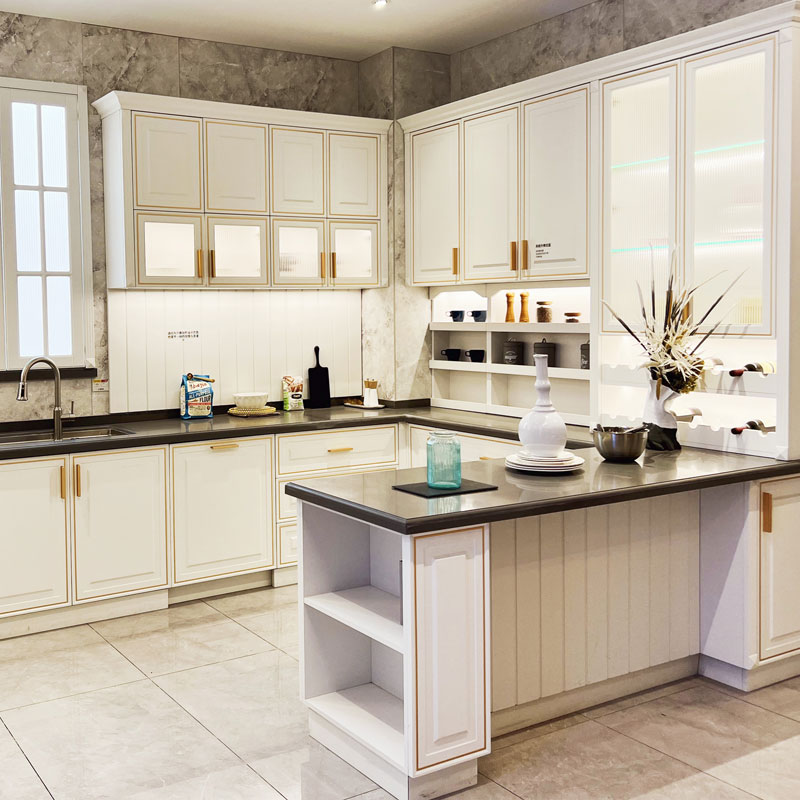 PVC White Kitchen Cabinet