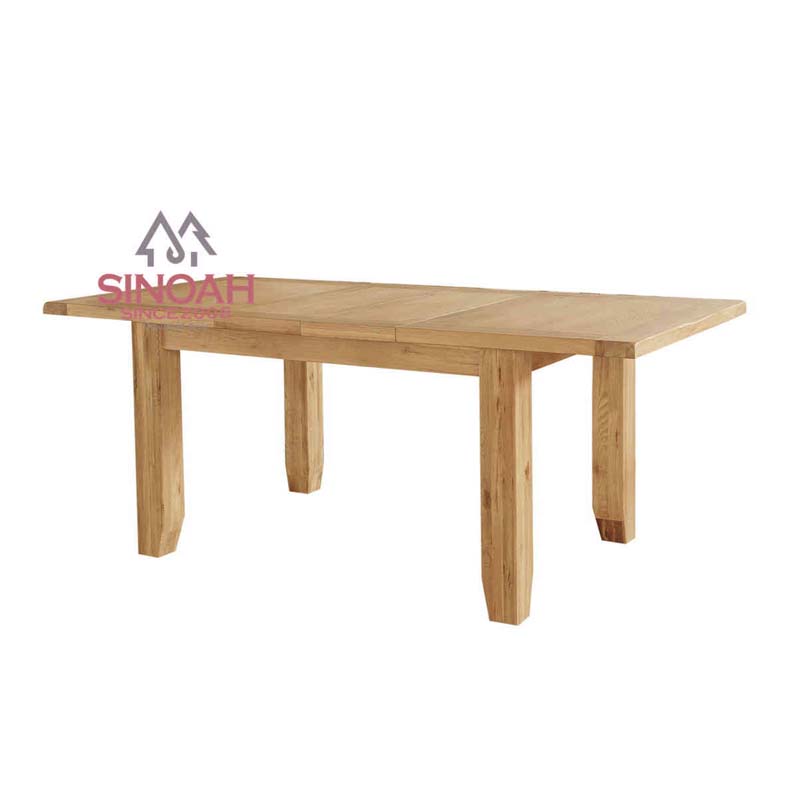 Rustikalna hrastova raztegljiva miza